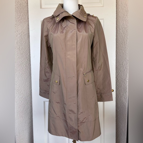 Cole Haan Jackets & Blazers - Cole Haan Women’s Hooded Belted Trench/Raincoat Size‎ XS
